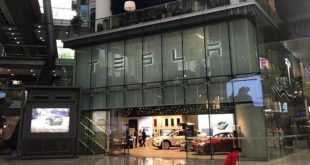Tesla Showroom China Elektroautos